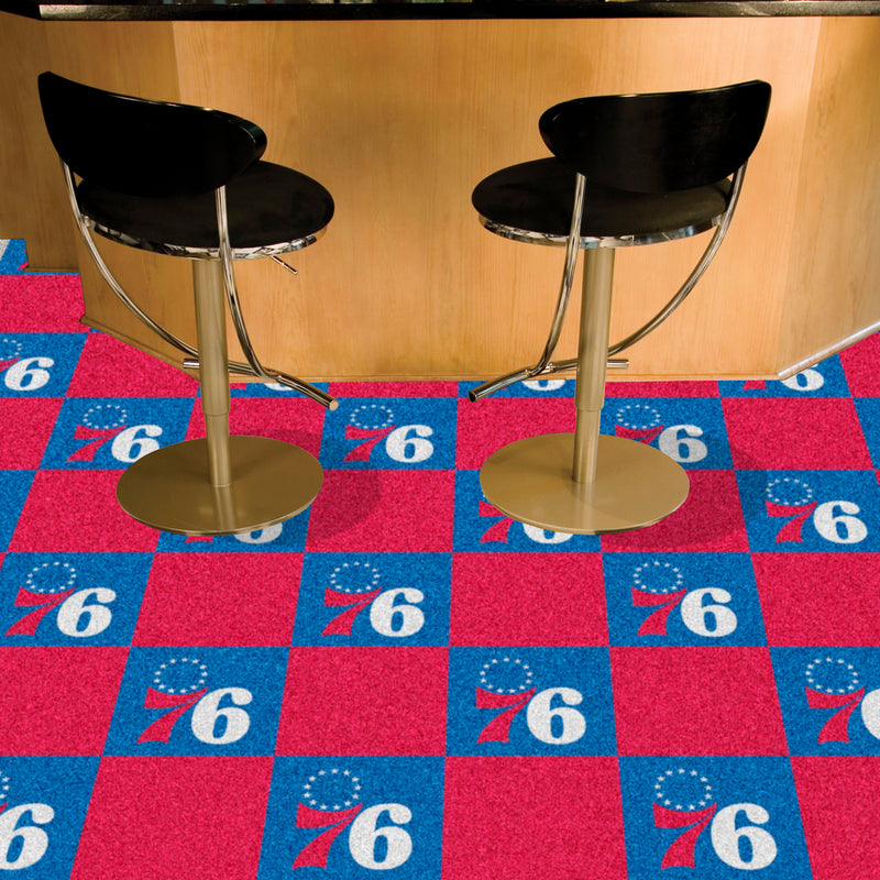 Philadelphia 76ers NBA Team Carpet Tiles