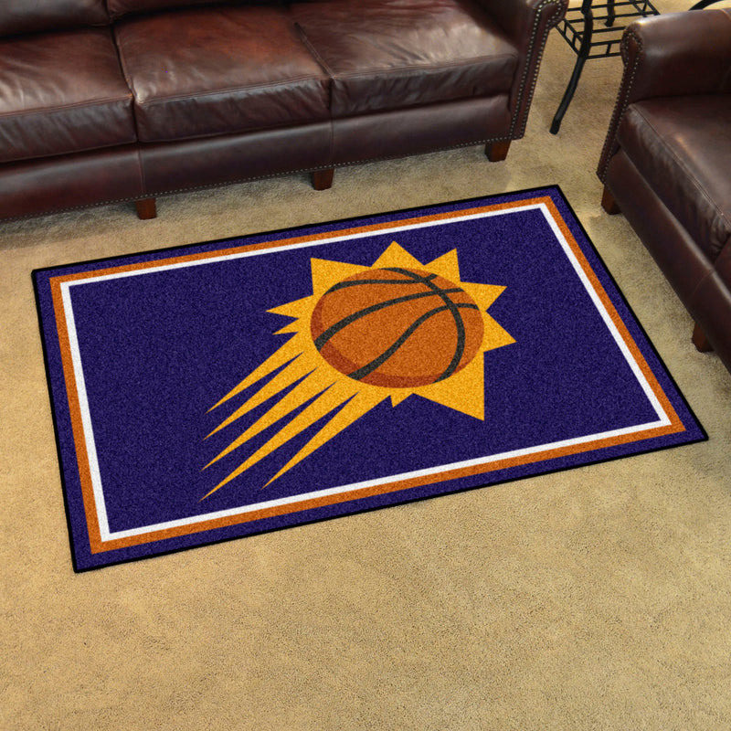 Phoenix Suns NBA 5x8 Plush Rug