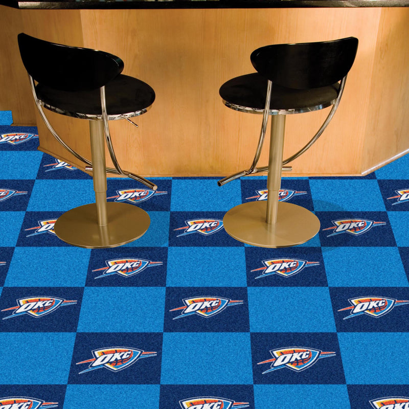 Oklahoma City Thunder NBA Team Carpet Tiles