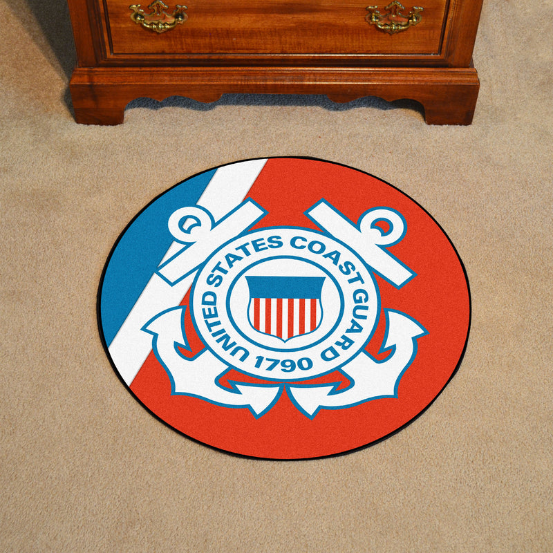 U.S. Coast Guard 44 Round Mat 