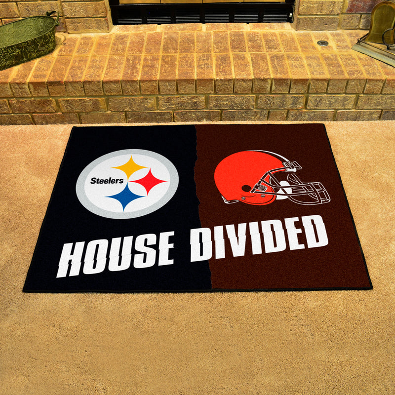 House Divided - Steelers / Browns NFL Mats