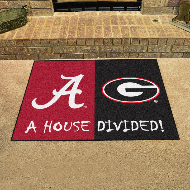 House Divided - Alabama / Georgia Collegiate Mat