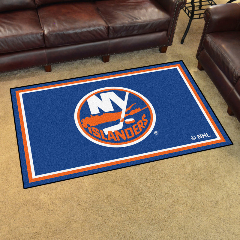 New York Islanders NHL 4x6 Plush Rug