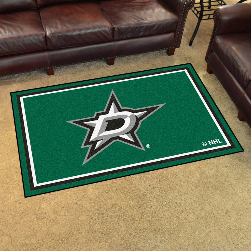 Dallas Stars NHL 4x6 Plush Rug