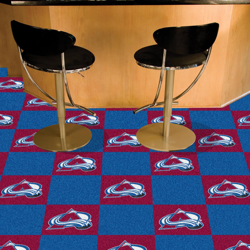 Colorado Avalanche NHL Team Carpet Tiles