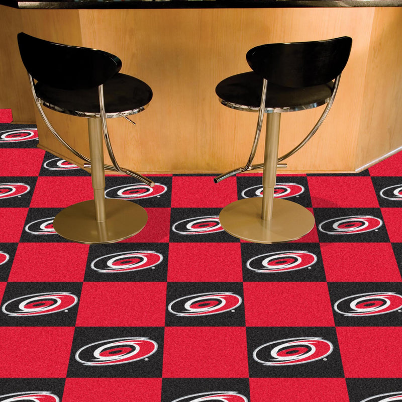 Carolina Hurricanes NHL Team Carpet Tiles