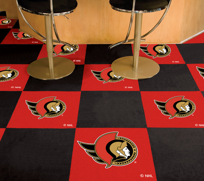 Ottawa Senators NHL Team Carpet Tiles