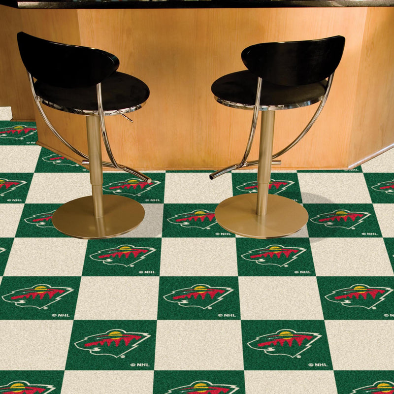 Minnesota Wild NHL Team Carpet Tiles
