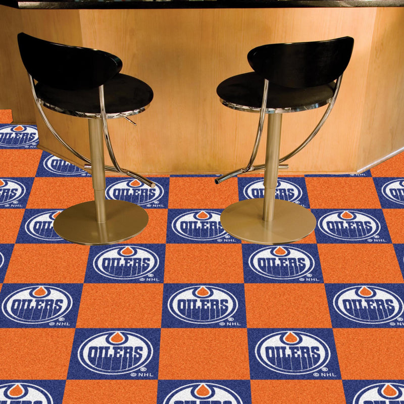 Edmonton Oilers NHL Team Carpet Tiles