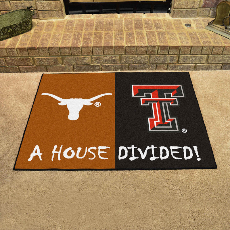 House Divided - Texas / Texas Tech Collegiate Mat