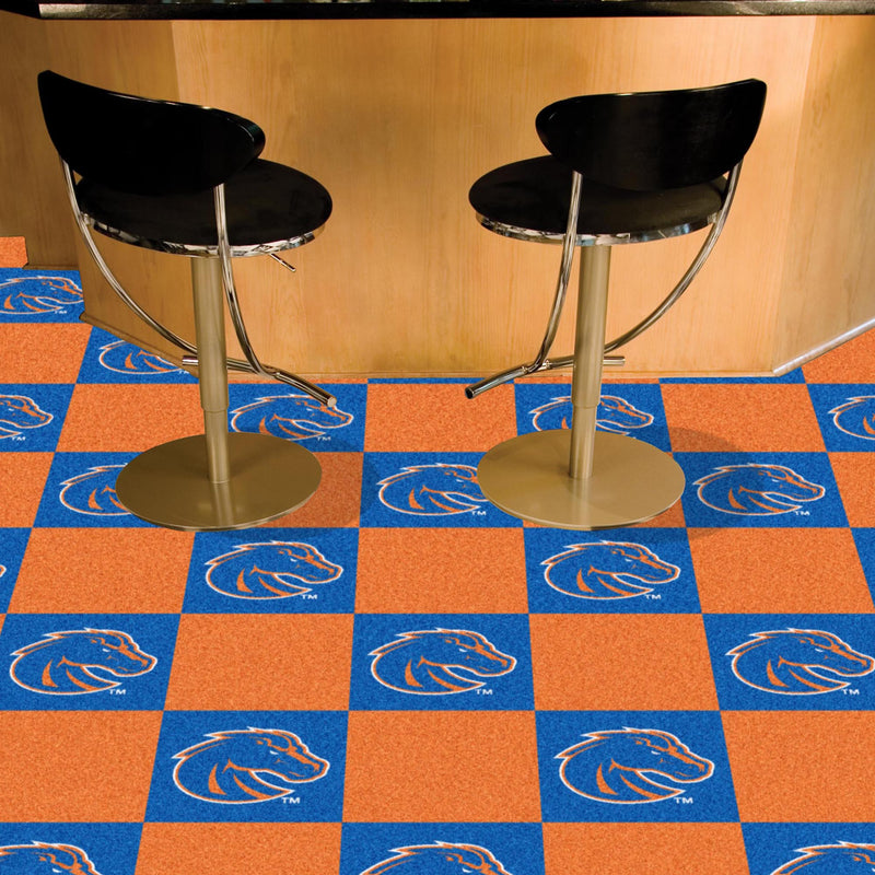 Boise State University Blue Collegiate Team Carpet Tiles