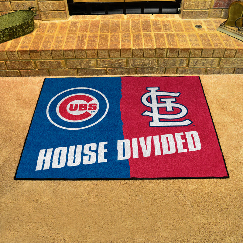 House Divided - Cubs / Cardinals MLB Mats