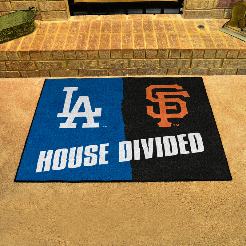 House Divided - Dodgers / Giants MLB Mats