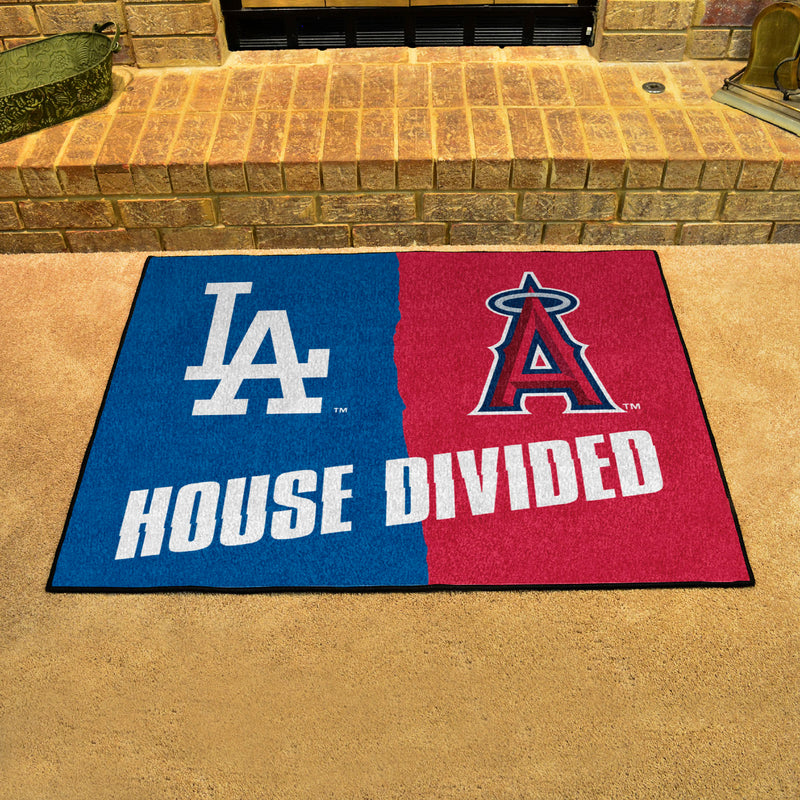 House Divided - Dodgers / Angels MLB Mats