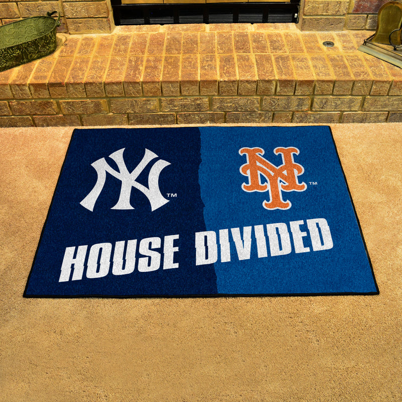 House Divided - Yankees / Mets MLB Mats