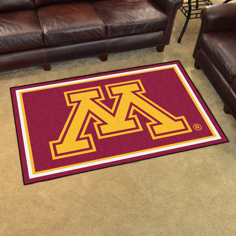 University of Minnesota Collegiate 4x6 Plush Rug