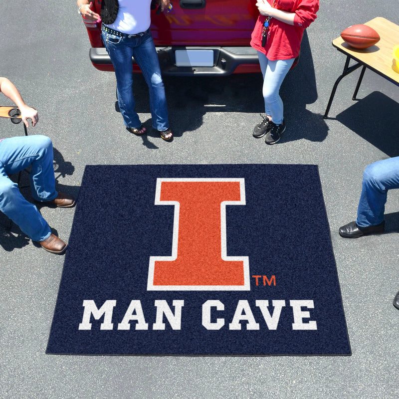University of Illinois Collegiate Man Cave Tailgater Mat