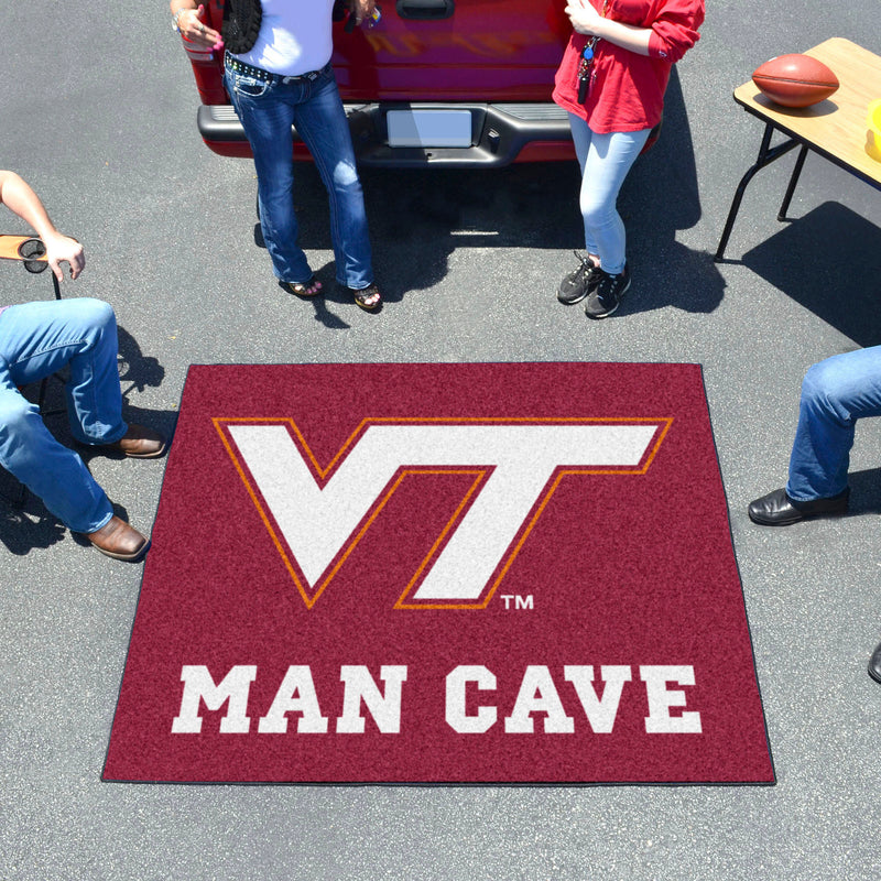 Virginia Tech Collegiate Man Cave Tailgater Mat