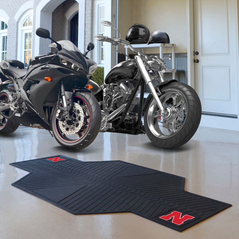 University of Nebraska Collegiate Motorcycle Mat