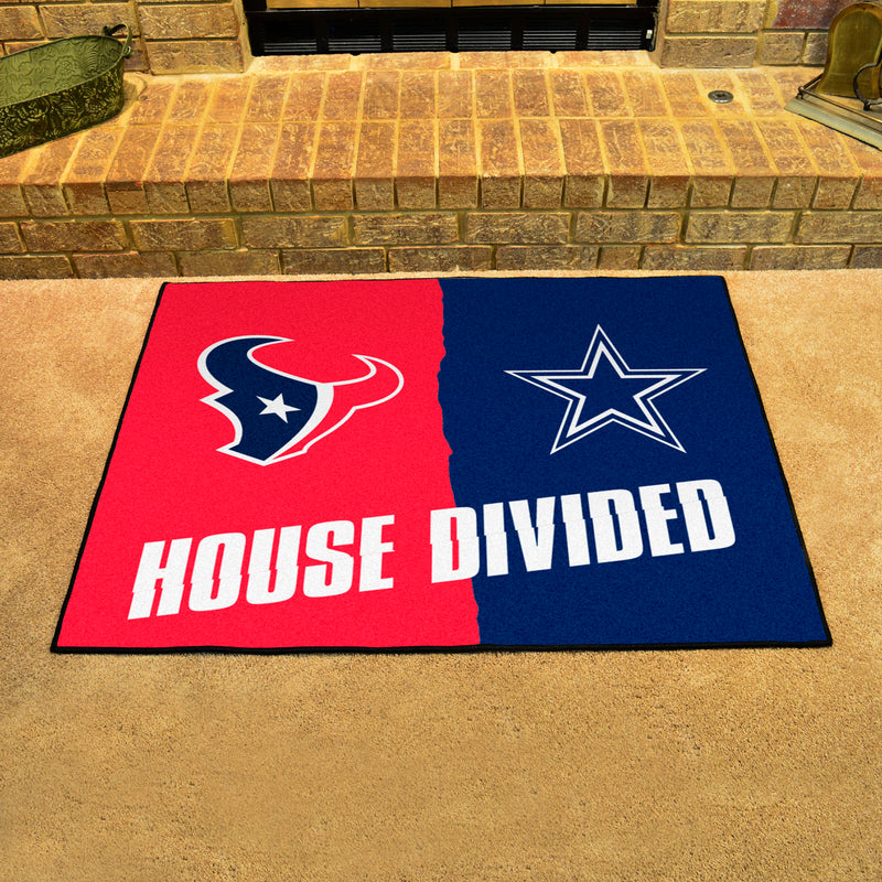 House Divided - Texans / Cowboys NFL Mats
