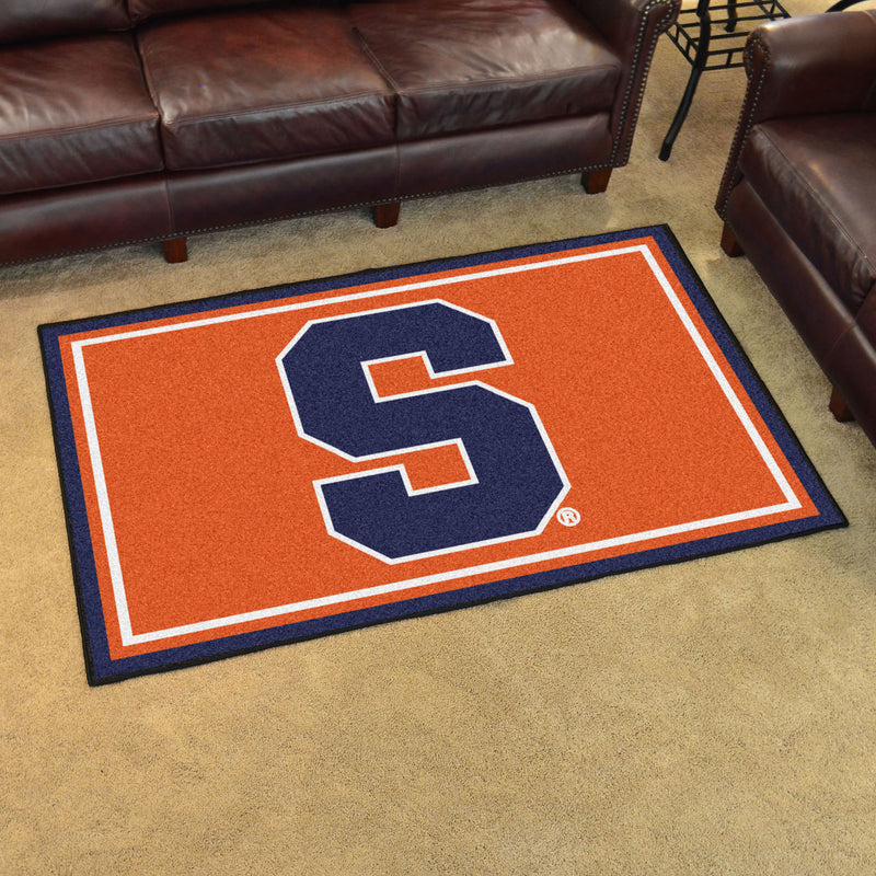 Syracuse University Collegiate 4x6 Plush Rug