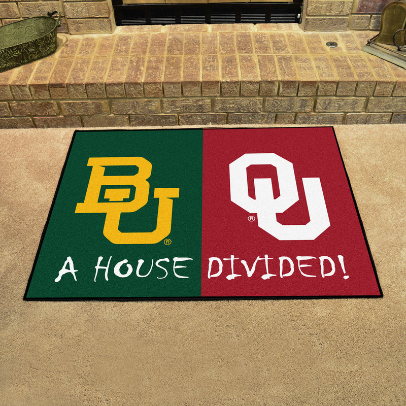 House Divided - Baylor / Oklahoma Collegiate Mat