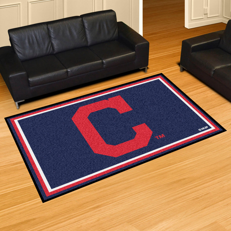 Cleveland Indians MLB 4x6 Plush Rugs