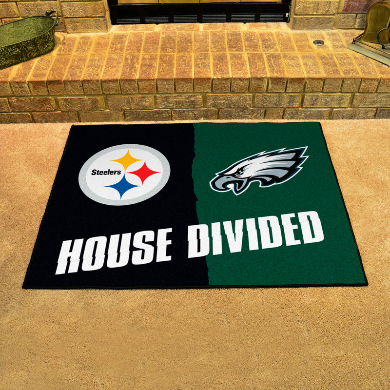 House Divided - Steelers / Eagles NFL Mats