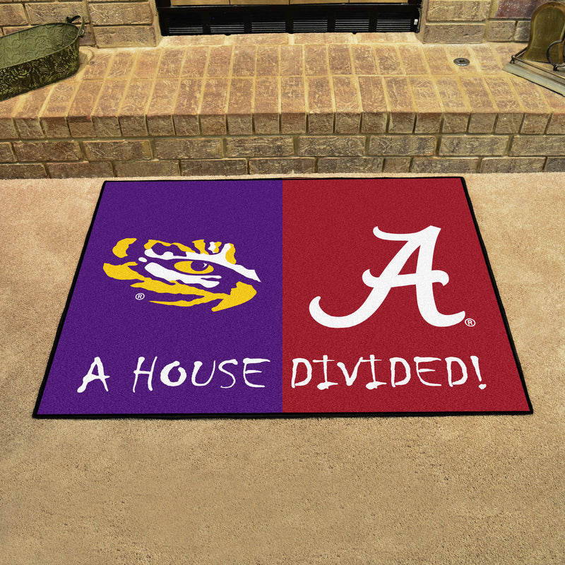 House Divided - LSU / Alabama Collegiate Mat