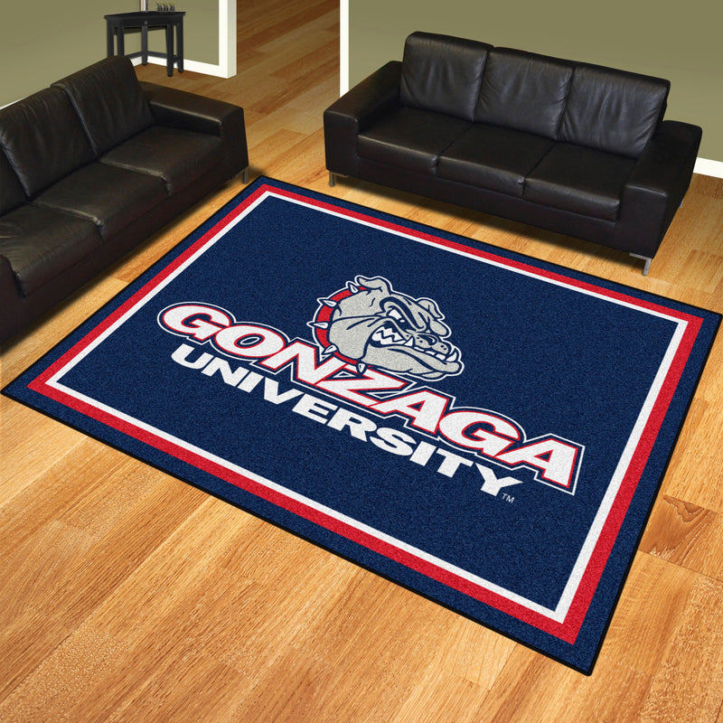 Gonzaga University Collegiate 8x10 Plush Rug