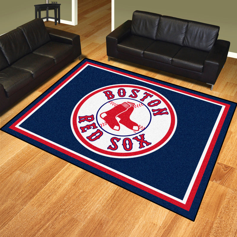 Boston Red Sox MLB 8x10 Plush Rugs