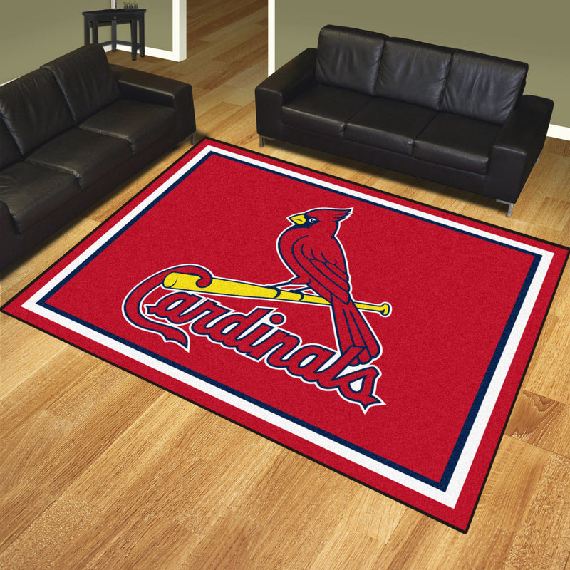 St. Louis Cardinals MLB 8x10 Plush Rugs