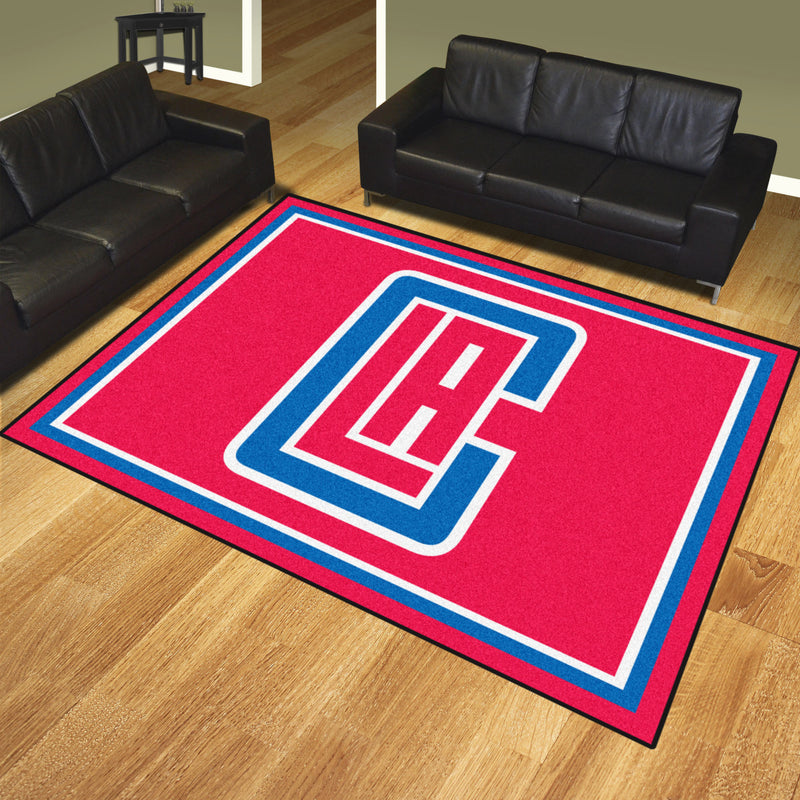 Los Angeles Clippers NBA 8x10 Plush Rug