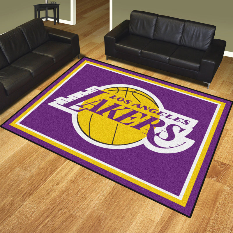 Los Angeles Lakers NBA 8x10 Plush Rug