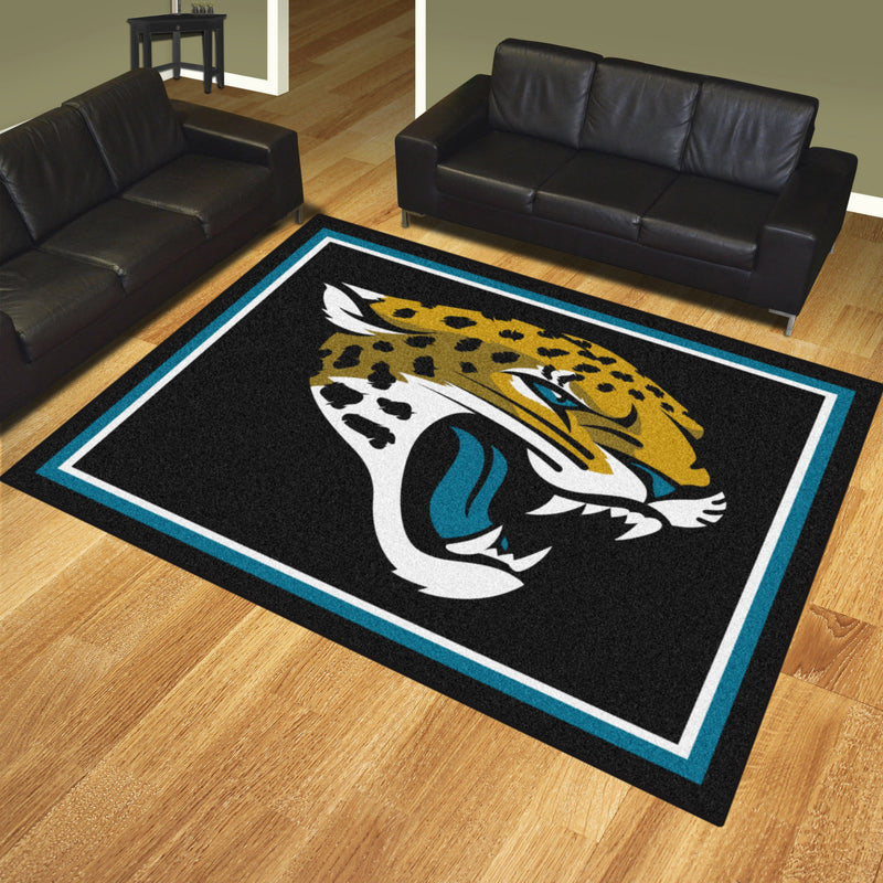 Jacksonville Jaguars NFL 8x10 Plush Rugs