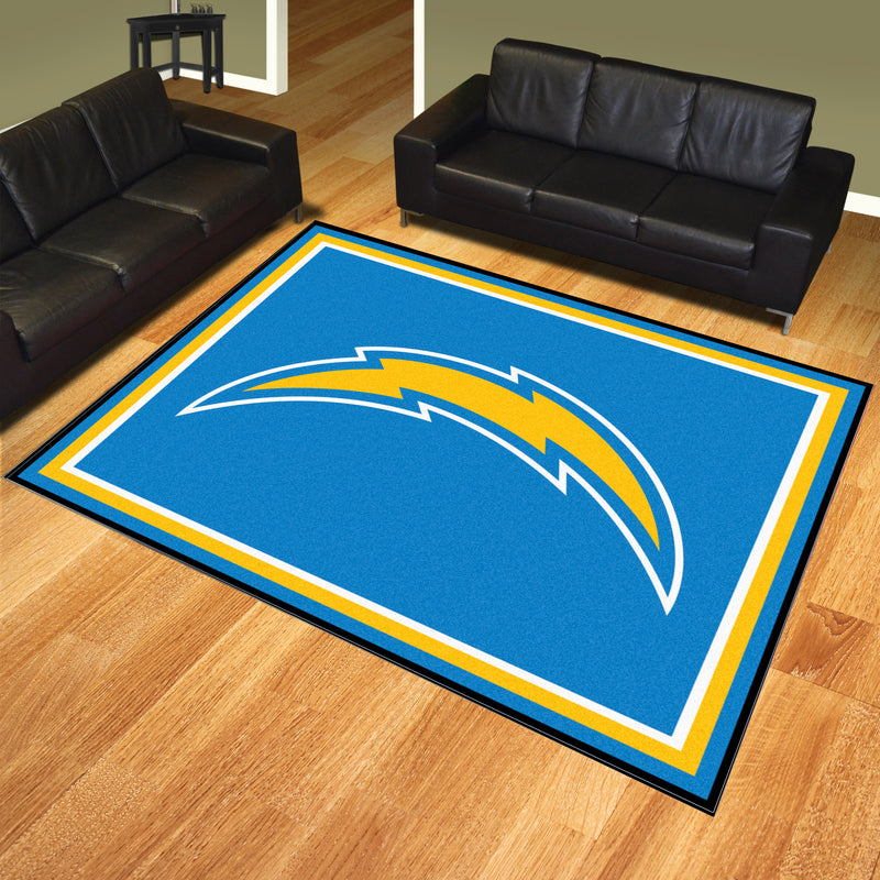 Los Angeles Chargers NFL 8x10 Plush Rugs