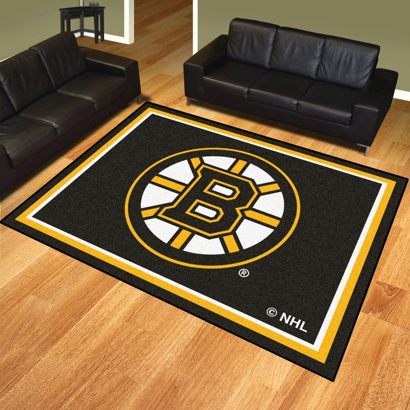 Boston Bruins NHL 8x10 Plush Rug