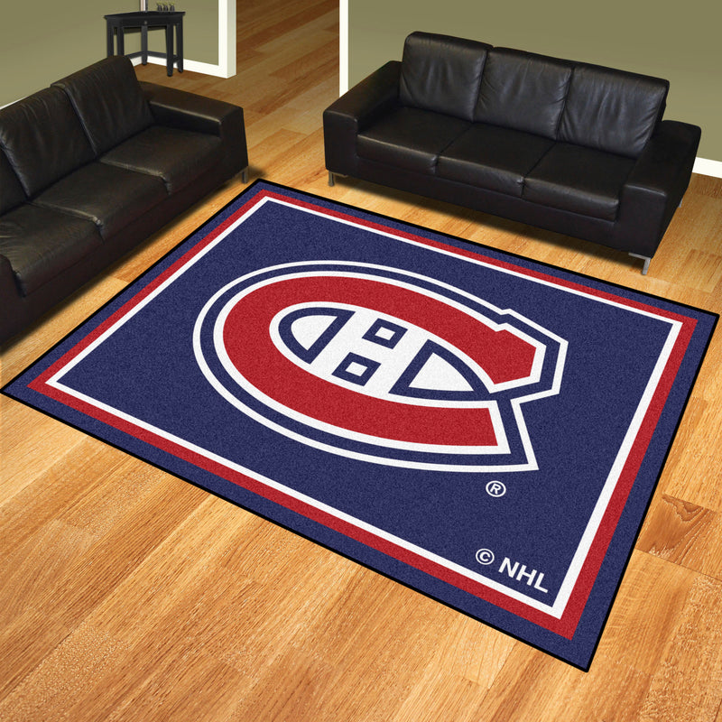 Montreal Canadiens NHL 8x10 Plush Rug