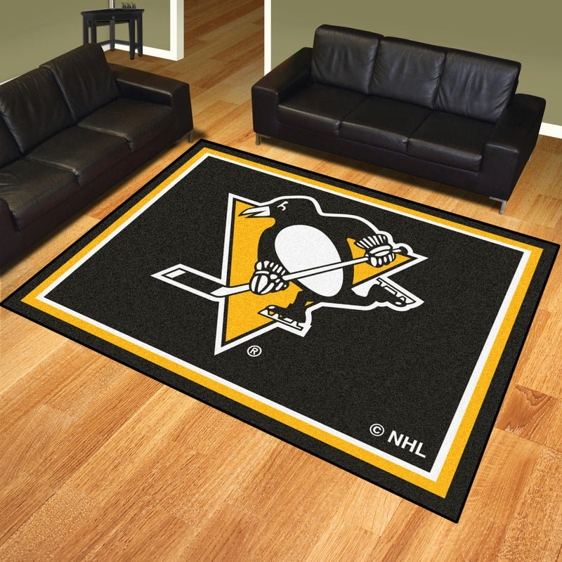 Pittsburgh Penguins NHL 8x10 Plush Rug