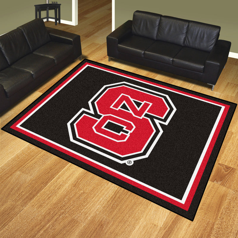 North Carolina State University Collegiate 8x10 Plush Rug