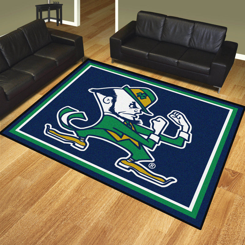 Notre Dame Collegiate 8x10 Plush Rug