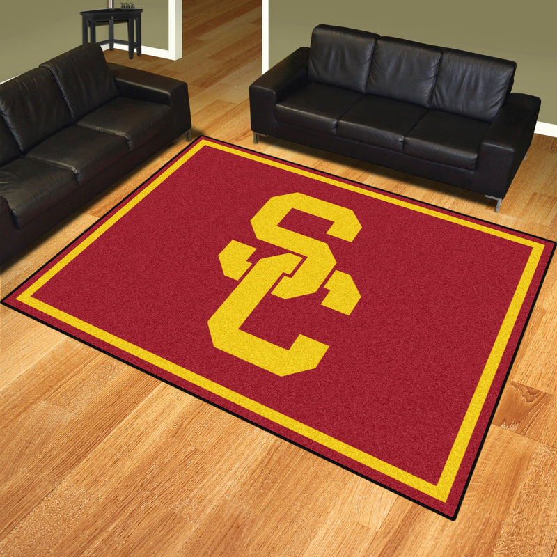 University of Southern California Collegiate 8x10 Plush Rug