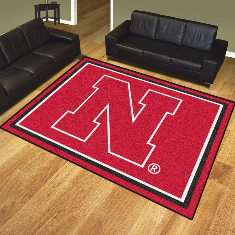 University of Nebraska Collegiate 8x10 Plush Rug