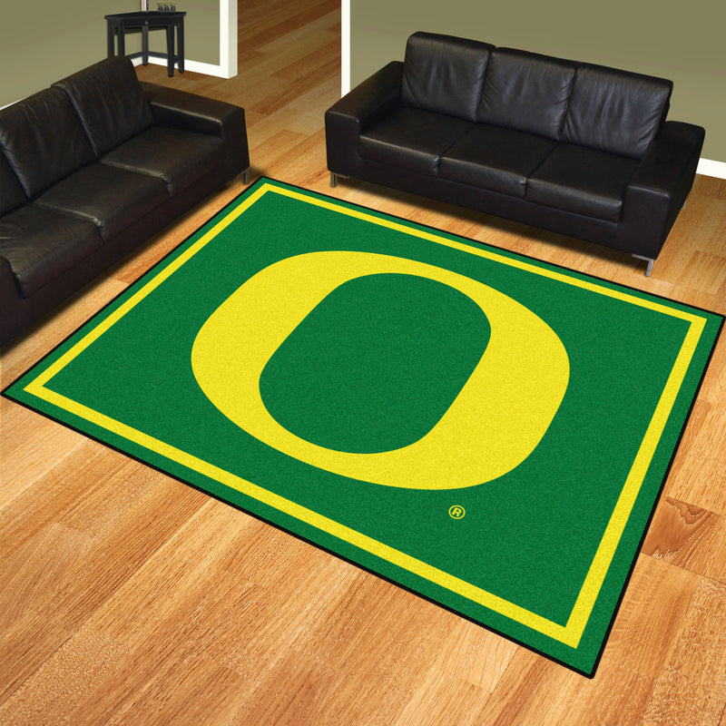 University of Oregon Collegiate 8x10 Plush Rug