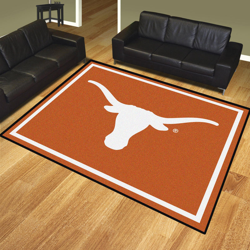 University of Texas Collegiate 8x10 Plush Rug