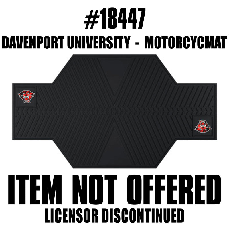 Davenport University Collegiate Motorcycle Mat