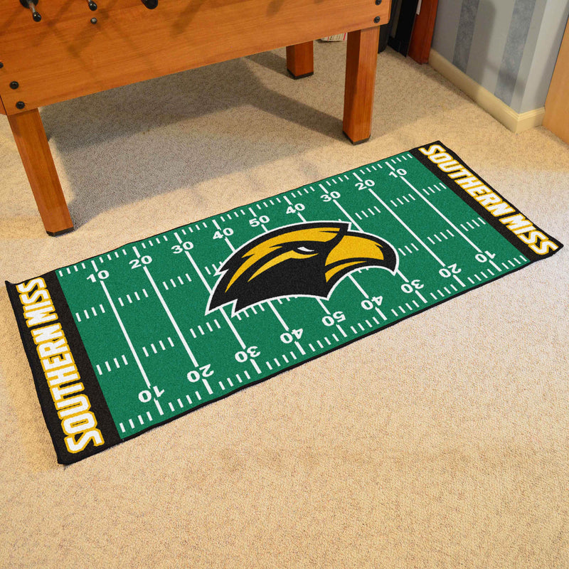 University of Southern Mississippi Collegiate Football Field Runner Mat