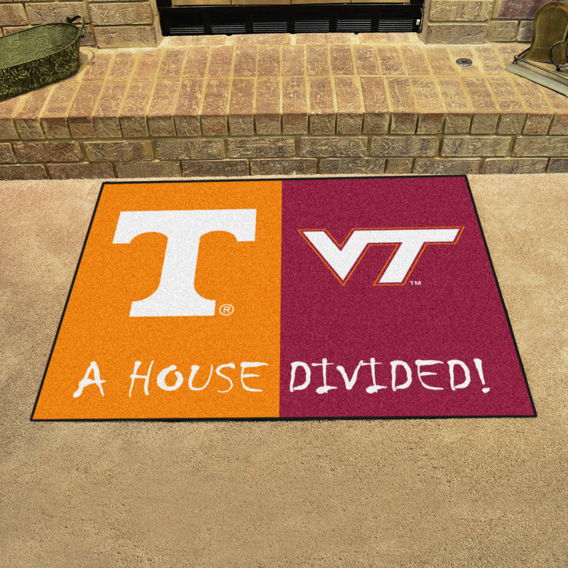 House Divided - Tennessee / Virginia Tech Collegiate Mat
