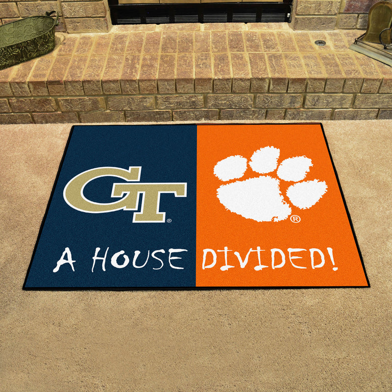 House Divided - Georgia Tech / Clemson Collegiat Mat