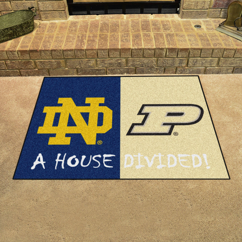 House Divided - Notre Dame / Purdue Collegiate Mat